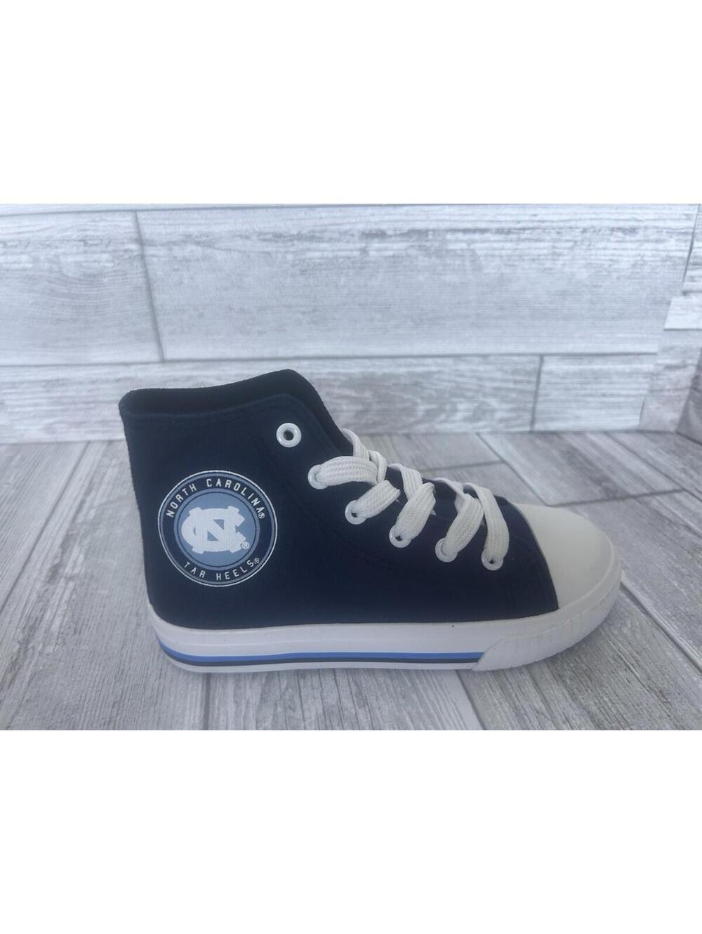North Carolina Tar Heels FOCO Youth 13-1 High Top Canvas Shoe